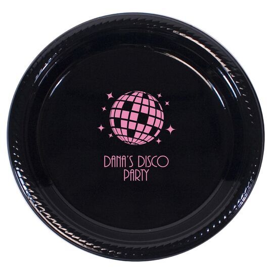 Disco Ball Plastic Plates